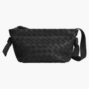 Bottega Veneta Tie Intreccio Black