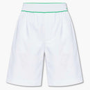Bottega Veneta Tipped Cargo Shorts White