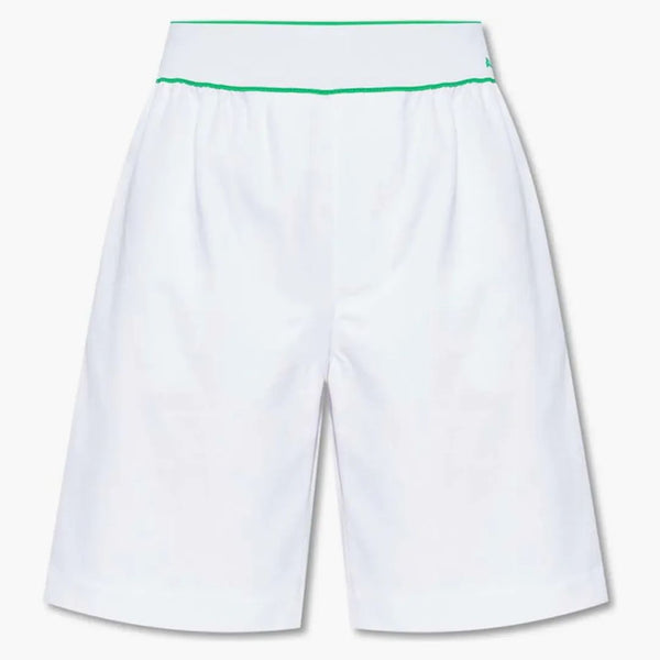 Bottega Veneta Tipped Cargo Shorts White