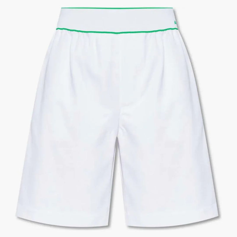 Bottega Veneta Tipped Cargo Shorts White