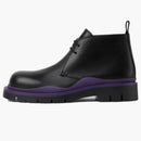 Bottega Veneta Tire Desert Boot Black Purple