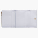 Bottega Veneta Tri-Fold Zip Wallet Intreccio Mirth Washed