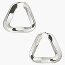 Bottega Veneta Triangle Earrings Argento Antique