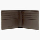 Bottega veneta plånbok intrecciato tvåfaldiga fondantbrun