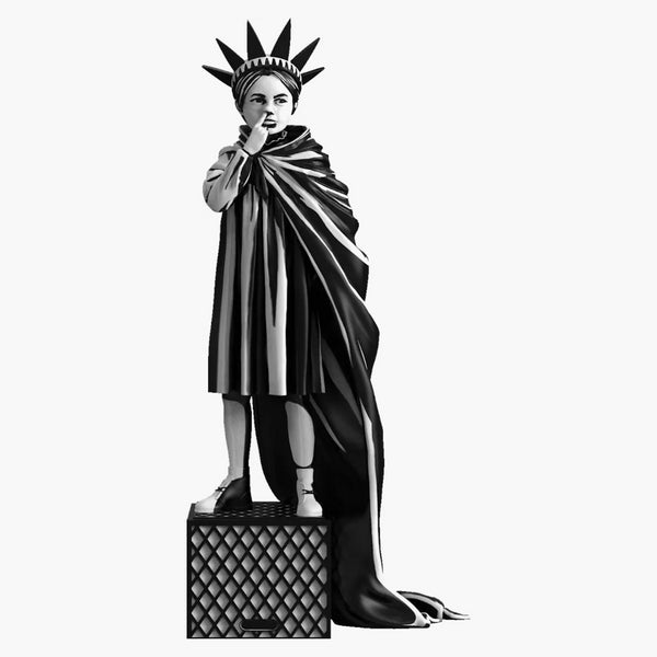 Brandalised Mighty Jaxx Liberty Girl Figure