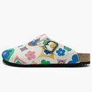 Bravest Studios Suede Paisley Clogs Multicolor Flower