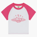 Broken Planet Baby Tee Królewna Śnieżka/różowa