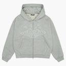 Pianeta rotto pianeta rotto pianeta zip up felpa con cappuccio fanatico grigio
