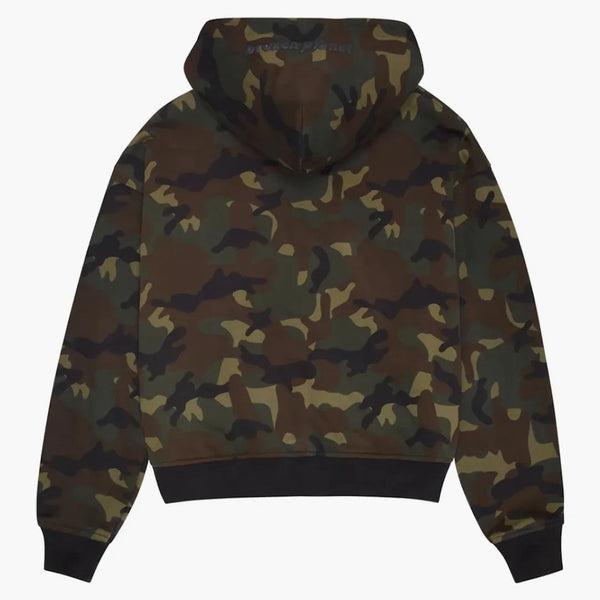 Broken Planet Camo Planet Zip-Up Hoodie Camo Green