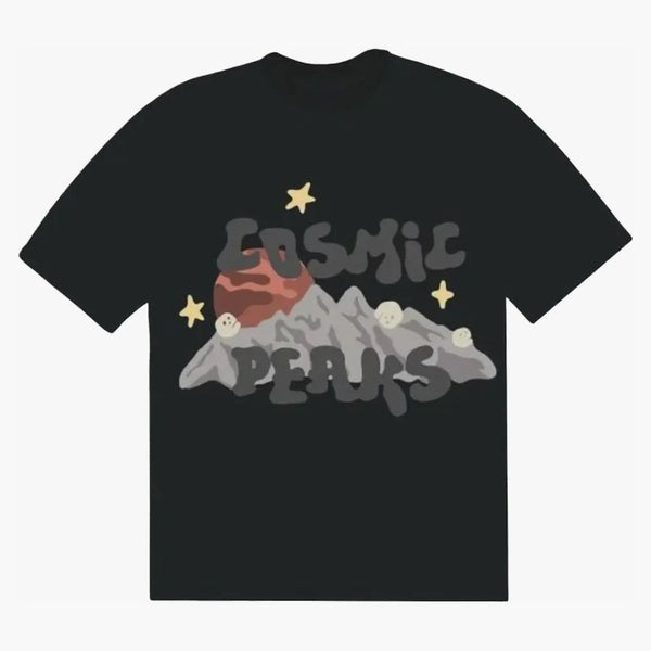 Broken Planet Cosmic Peaks T-shirt Soot Black