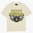 Broken Planet Foot On The Gas T-shirt Vanilla White