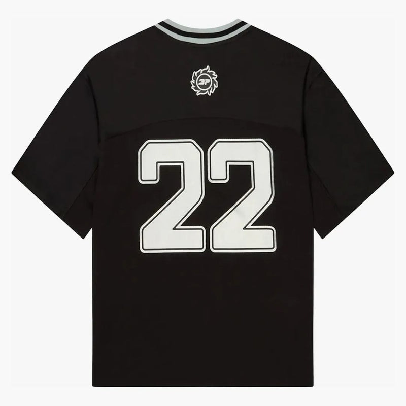 Broken Planet Football Jersey (FW24) Black/Silver