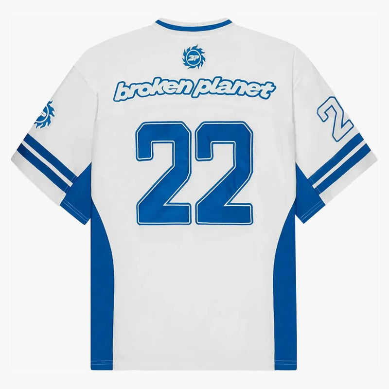 Broken Planet Football Jersey (FW24) bílá/modrá