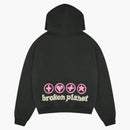 Broken Planet Hearts are made to be Broken Hoodie (SS25) Soot Black