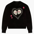 Broken Planet Hearts are made to be Broken Knit Sweater Midnight Black