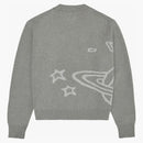 Suéter de punto de punto de planeta roto Heather Gray