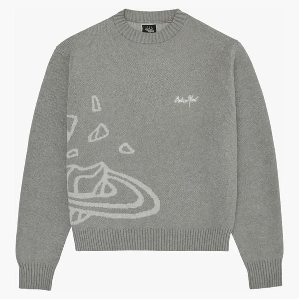 Broken Planet Knit Sweater Heather Grey