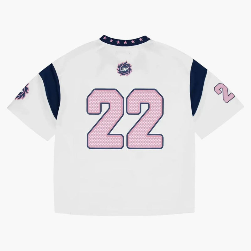 Broken Planet Market All Star Jersey White/blue/pink