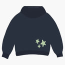 Pianeta rotto pianeta astrale con cappuccio con cappuccio esterno blu blu