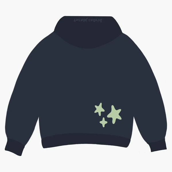 Broken Planet Astral Energy Hoodie Outer Space Blue