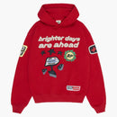 Broken Planet Brighter Days Are Ahead Hoodie Ruby Red