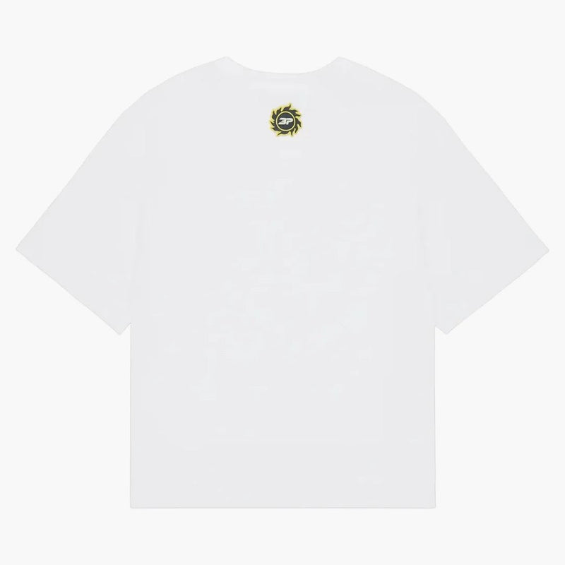 Broken Planet Market Grid T Shirt Snow White