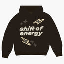 Broken Planet Shift of Energy Hoodie Dark Brown
