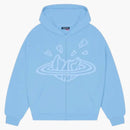 Broken Planet Market Sky Blue Zip Up Hoodie Sky Blue