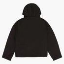 Giacca tecnologica impermeabile del pianeta rotto nero