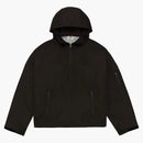 Giacca tecnologica impermeabile del pianeta rotto nero