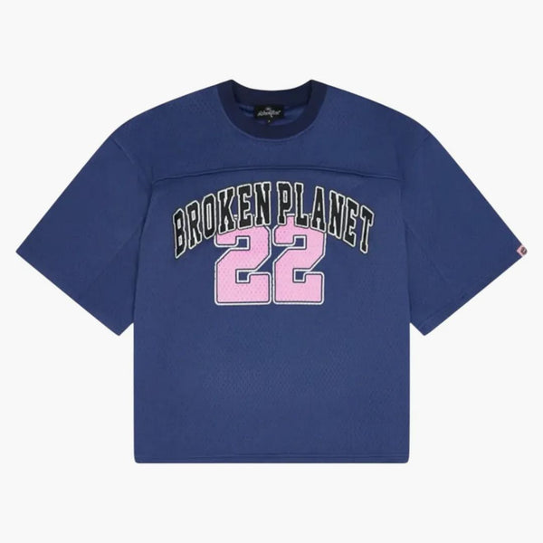 Broken Planet Mesh Jersey Outerspace Blue