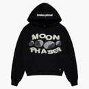 Broken Planet Moon Phases Hoodie Midnight Black