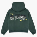 Broken Planet My Planet Zip Up Hoodie Green