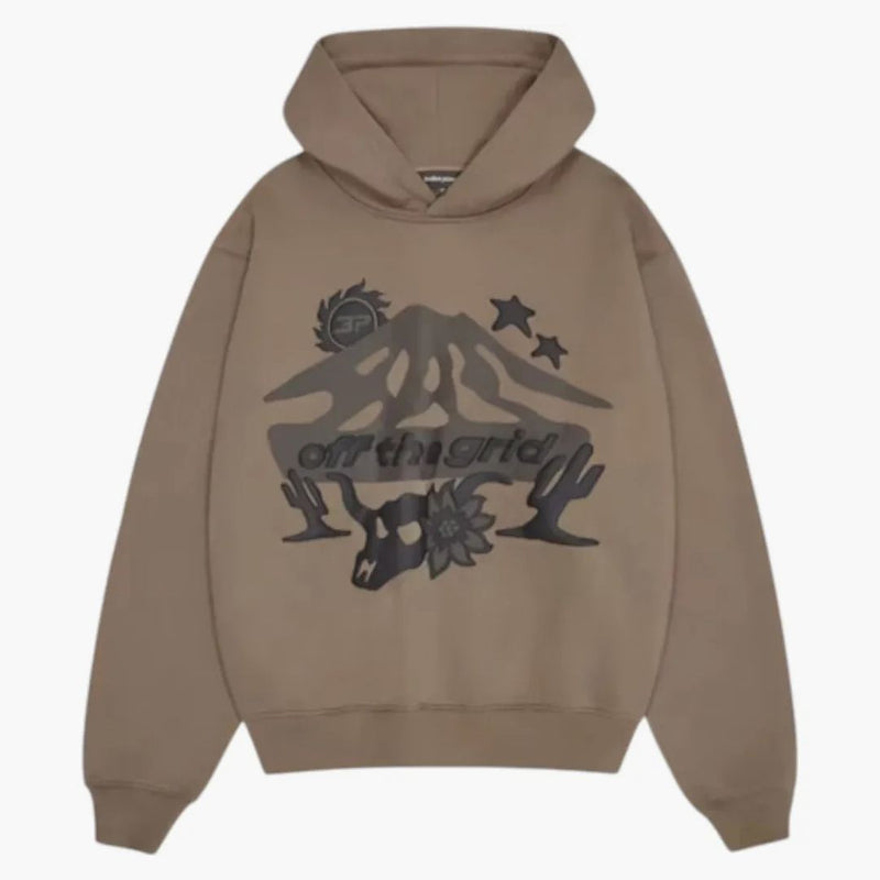 Pianeta rotto dalla rete con cappuccio Cinder Brown