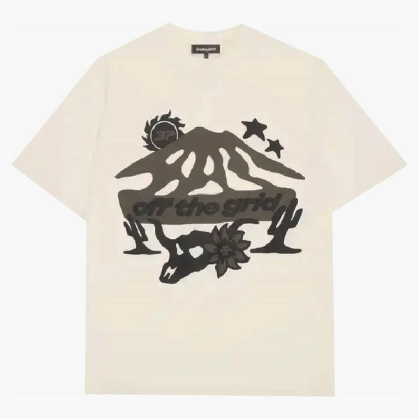 Broken Planet Off The Grid T-shirt Vanilla White