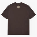 T-shirt spaziale pianeta rotto Maglie marrone