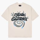 Camiseta de Stargazing de planeta Broken Vanilla White