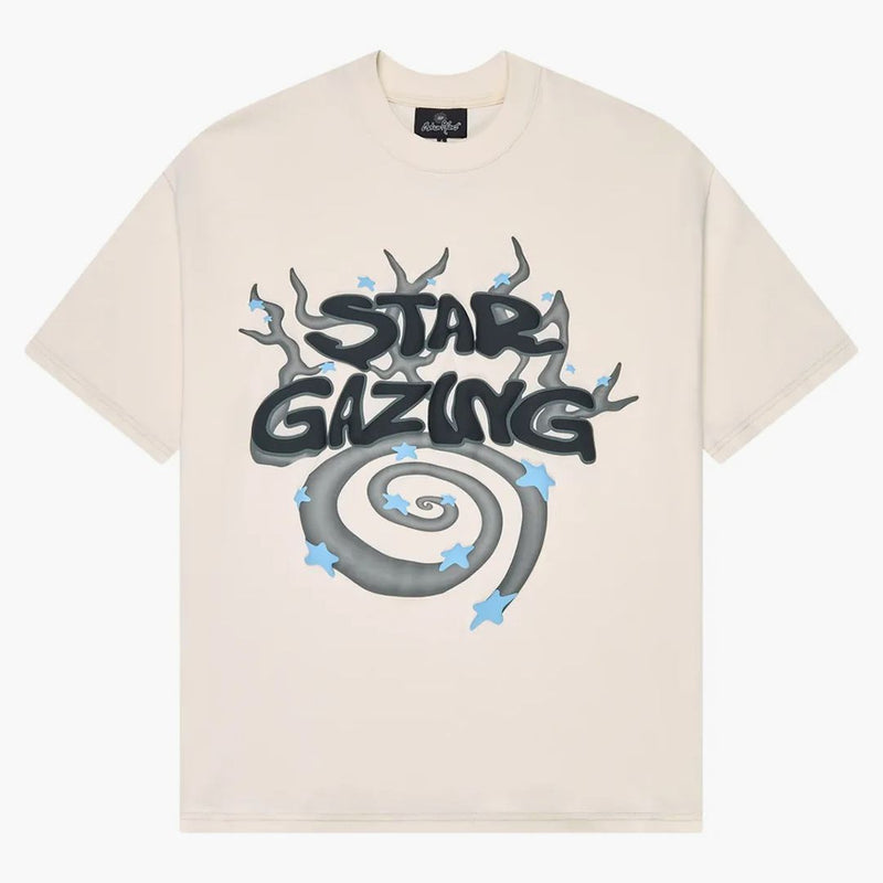 Broken Planet Stargazing T-Shirt Vanilla White