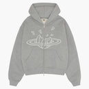 Broken Planet Zip Up Hoodie Heather Gray