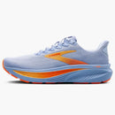 Brooks Ghost 17 Blue Heron White Orange (women's)