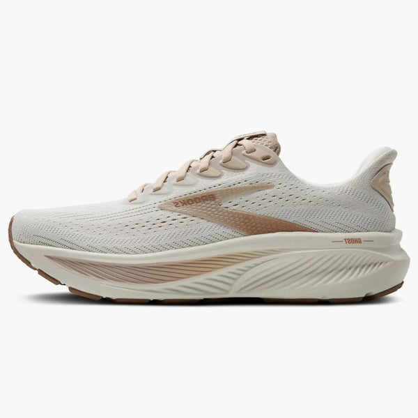 Brooks Ghost 17 Gray Chateau Grey Portabella (kvinnors)