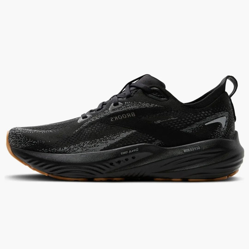 Brooks Glyceryna 22 Czarny podkład szary herbatnik