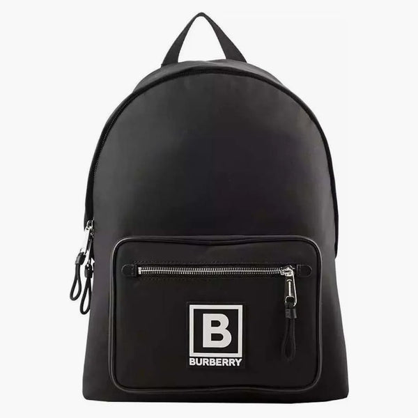 Burberry Abbeydale B Logo Backpack Black/white