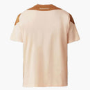 Burberry abstract estampado camiseta marrón marrón