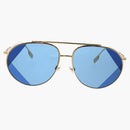 Burberry Alice Aviator Sunglasses Light Gold (0BE3138 110980)