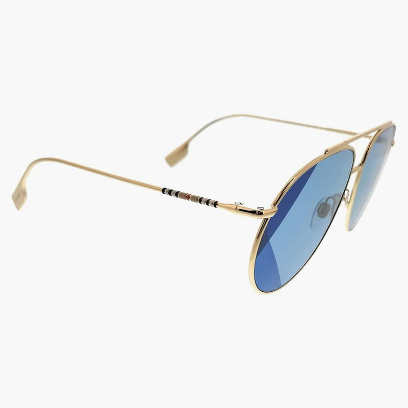 Burberry Alice Aviator Occhiali da sole Oro chiaro (0BE3138 110980)