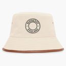 Burberry Archway Logo Applique Bucket has natural