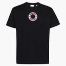 Tričko s logem burberry archway černé bílé červené