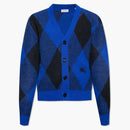 Burberry Argyle Check Cardigan Blue/black