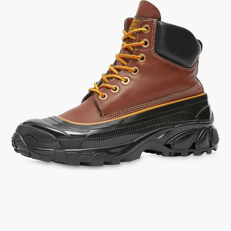 Burberry Arthur Ankle Boots Brown Black